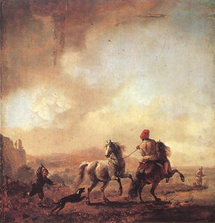 WOUWERMAN, Philips Two Horses er oil painting image